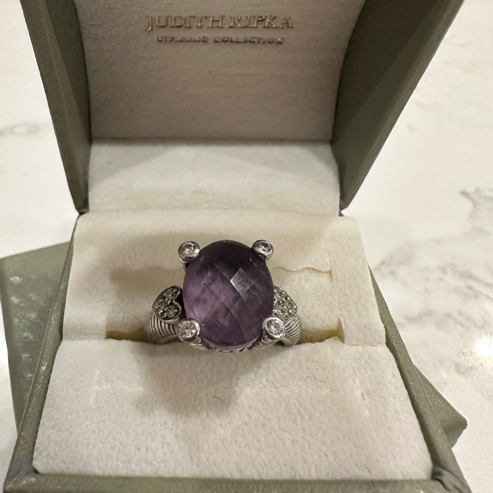 Judith Ripka Amethyst Ring